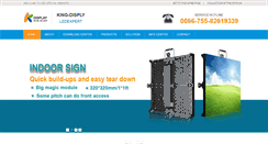 Desktop Screenshot of king-display.com